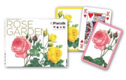 PIATNIK - JEUX DE CARTES DOUBLE ROSE GARDEN